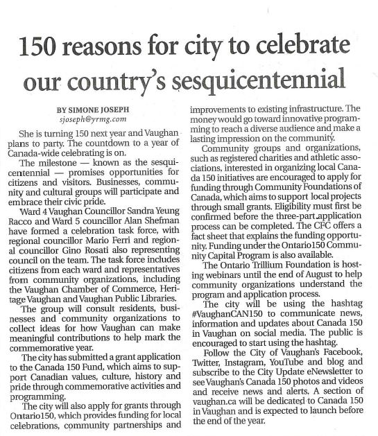 150 reasons for city the celebrate our countrys sesquicentennial 