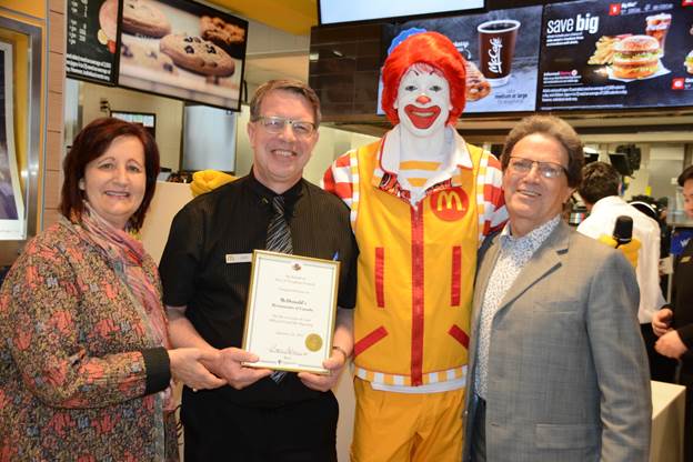 Grand Re-Opening Of McDonald's Vaughan Mills Location