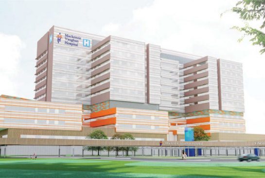 The Vaughan hospital project is to open in 2019.
